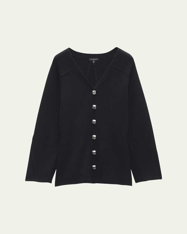Bridget Long V-Neck Cardigan